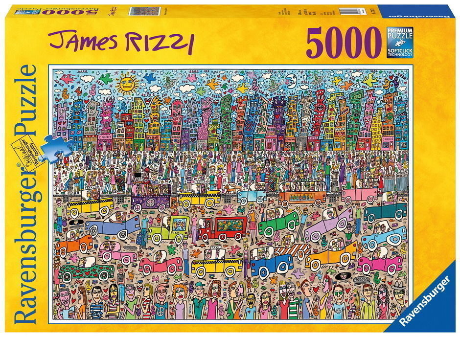 Ravensburger - James Rizzi: Skyline  5000 Piece Adult's Jigsaw Puzzle