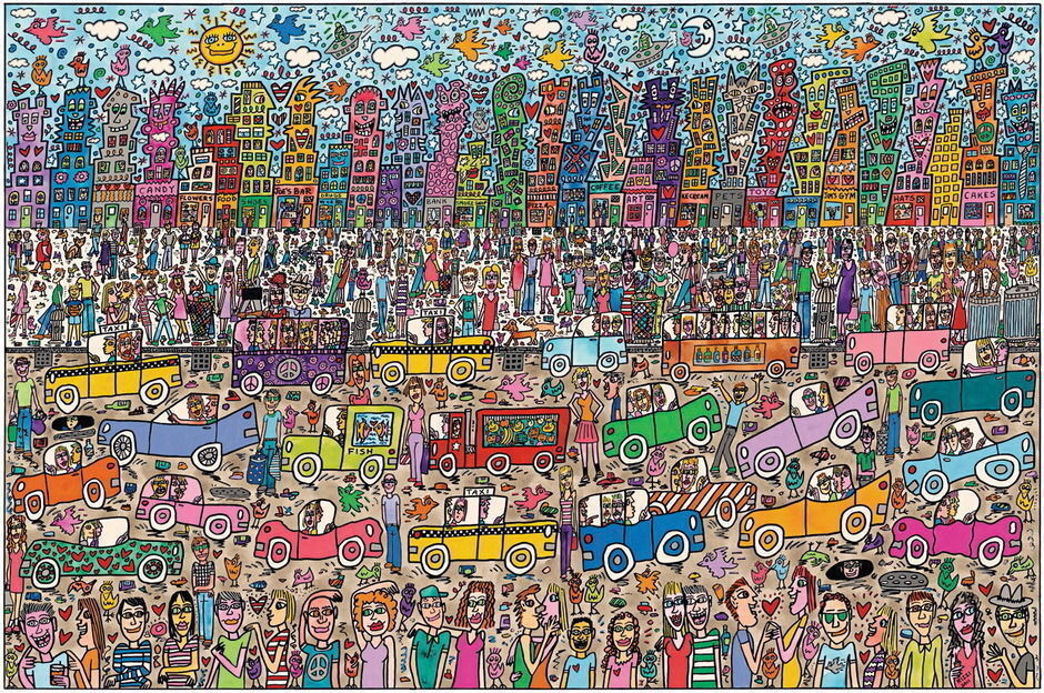 Ravensburger - James Rizzi: Skyline  5000 Piece Adult's Jigsaw Puzzle