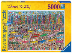 Ravensburger - James Rizzi: Skyline  5000 Piece Adult's Jigsaw Puzzle