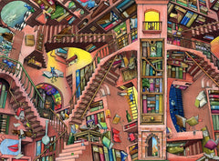 Ravensburger - Ludicrous Library (Colin Thompson) 500 Piece Jigsaw Puzzle