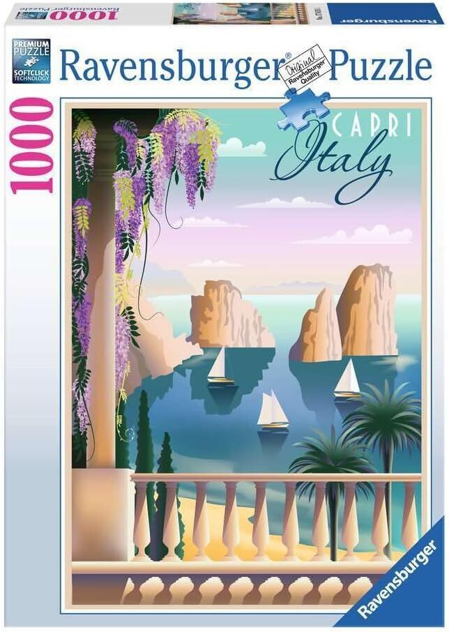 Ravensburger - Postcard from Capri 1000 Piece Jigsaw Puzzle