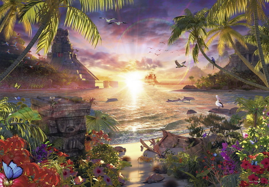 Ravensburger - Heavenly Sunset Puzzle 18000 Piece Adult's Jigsaw Puzzle