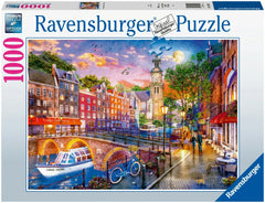 Ravensburger - Sonnenuntergang uber Amsterdam 1000 Piece Adult's Jigsaw Puzzle