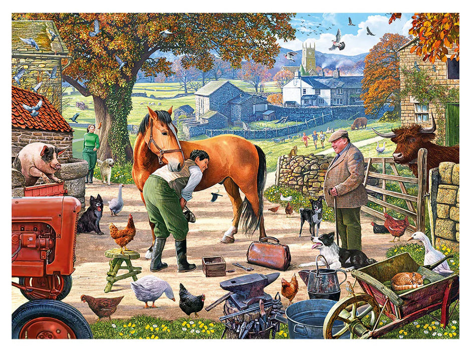 Cobble Hill Friends Forever 275-Piece Easy-Handling Puzzle - Includes Sample Poster, Made In USA - View #11