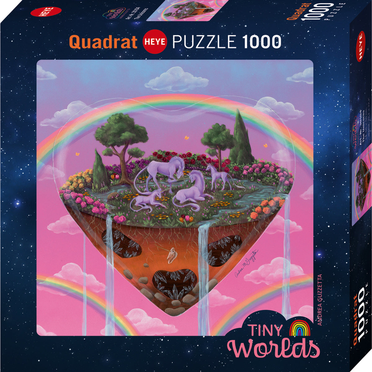 Heye - Guzzetta: Tiny Worlds The Unicorns 1000 Piece Jigsaw Puzzle