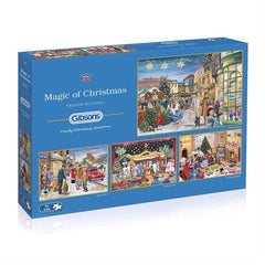 Gibsons Magic of Christmas 4 x 500pc Puzzle