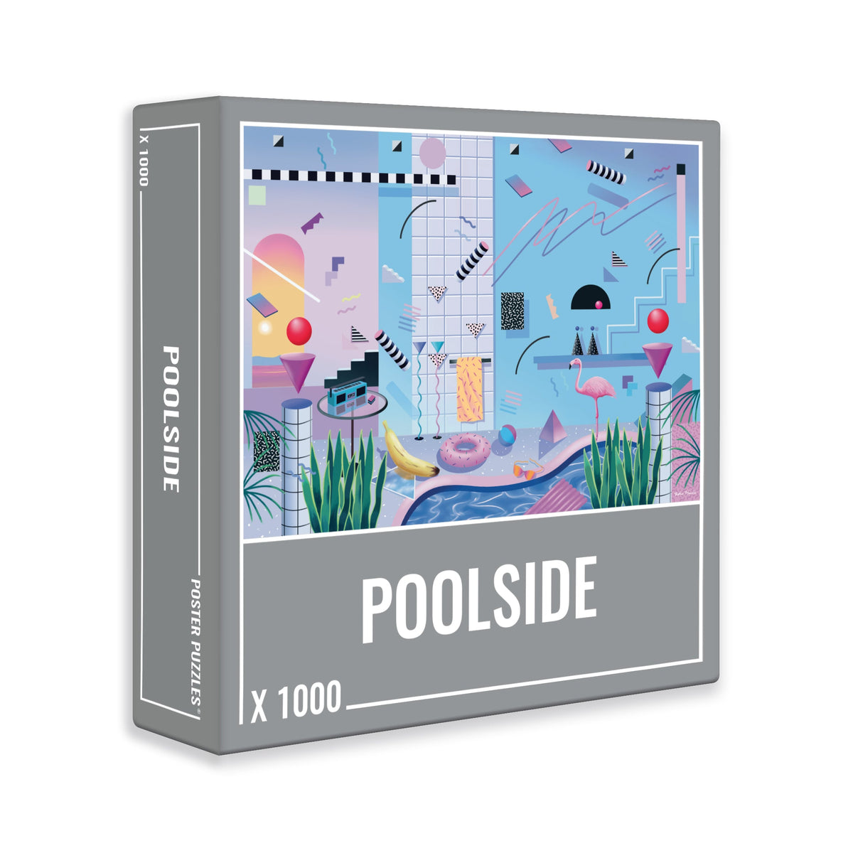 Cloudberries - Poolside 1000 Piece Jigsaw Puzzle box