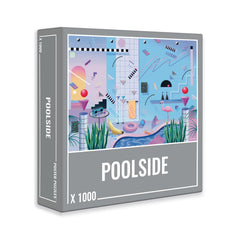 Cloudberries - Poolside 1000 Piece Jigsaw Puzzle box
