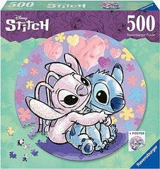 Ravensburger - Disney Stitch Circle 500 Piece Puzzle