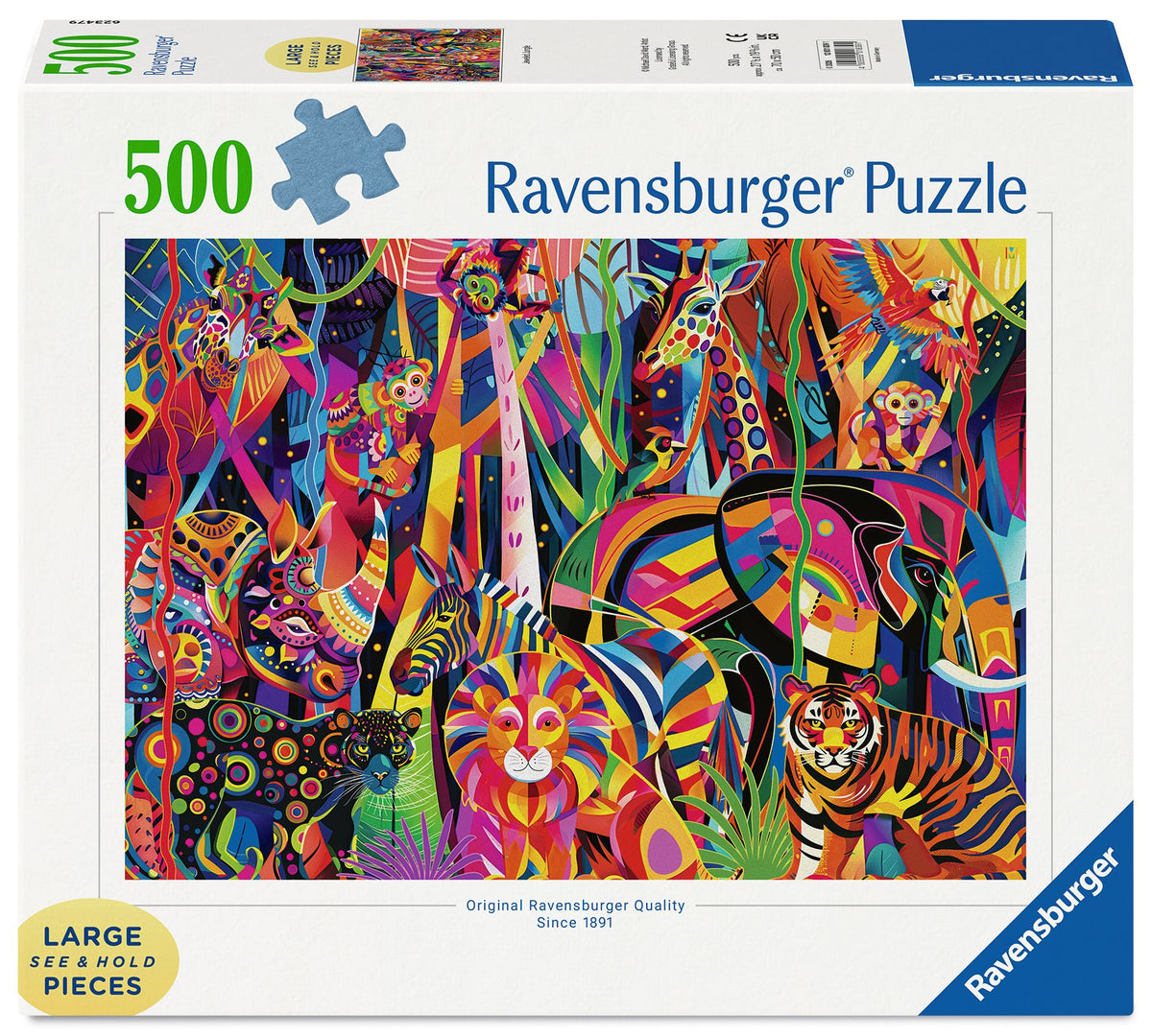 Ravensburger - Jeweled Jungle 500 Piece Puzzle