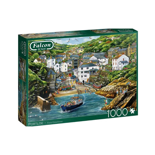Falcon - Portloe Harbour 1000 Piece Jigsaw Puzzle