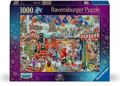Ravensburger - Santa's Steam Train Grotto 1000 Piece Jigsaw Puzzle box