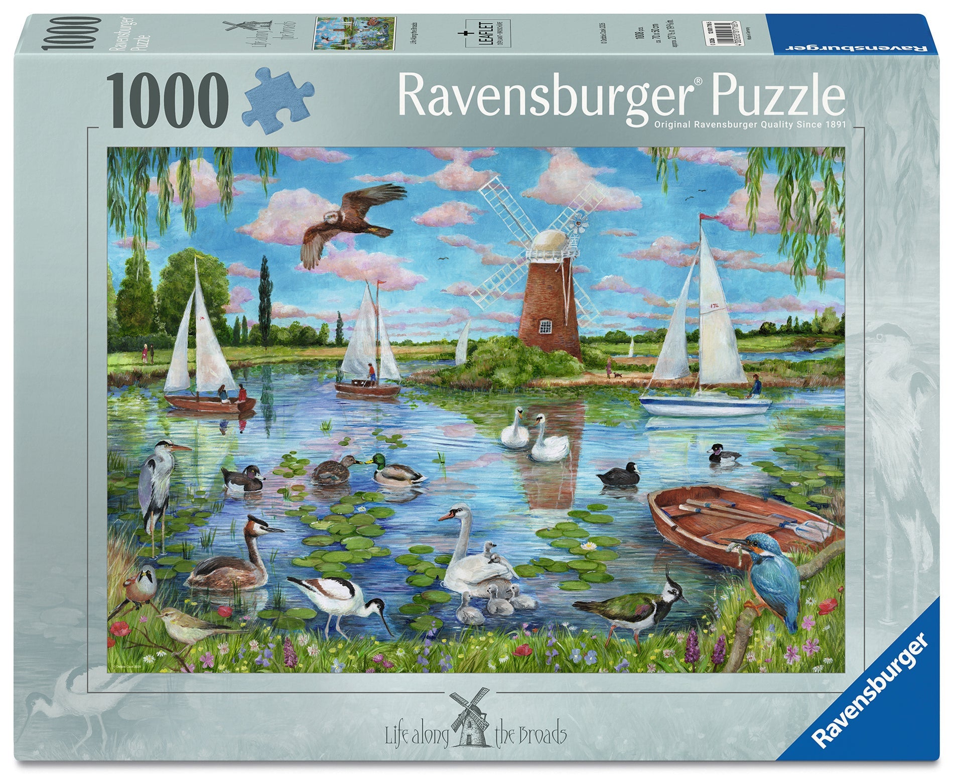 Ravensburger - Life Along the Broads 1000 Piece Jigsaw Puzzle box