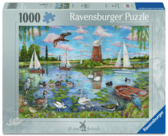Ravensburger - Life Along the Broads 1000 Piece Jigsaw Puzzle box