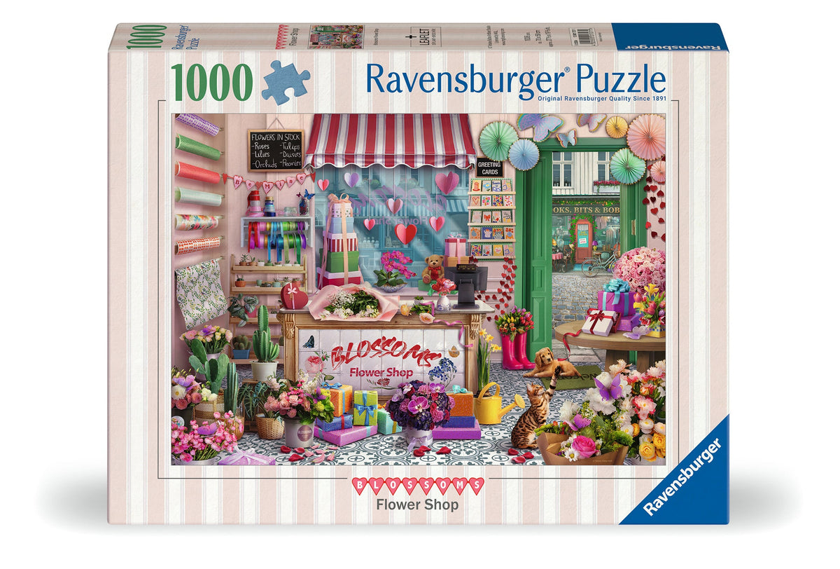 Ravensburger - Blossoms Flower Shop 1000 Piece Jigsaw Puzzle