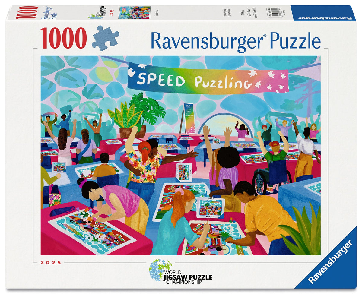 Ravensburger - World Jigsaw Puzzle Championship 2025: Speed Puzzling 1000 Piece Jigsaw Puzzle