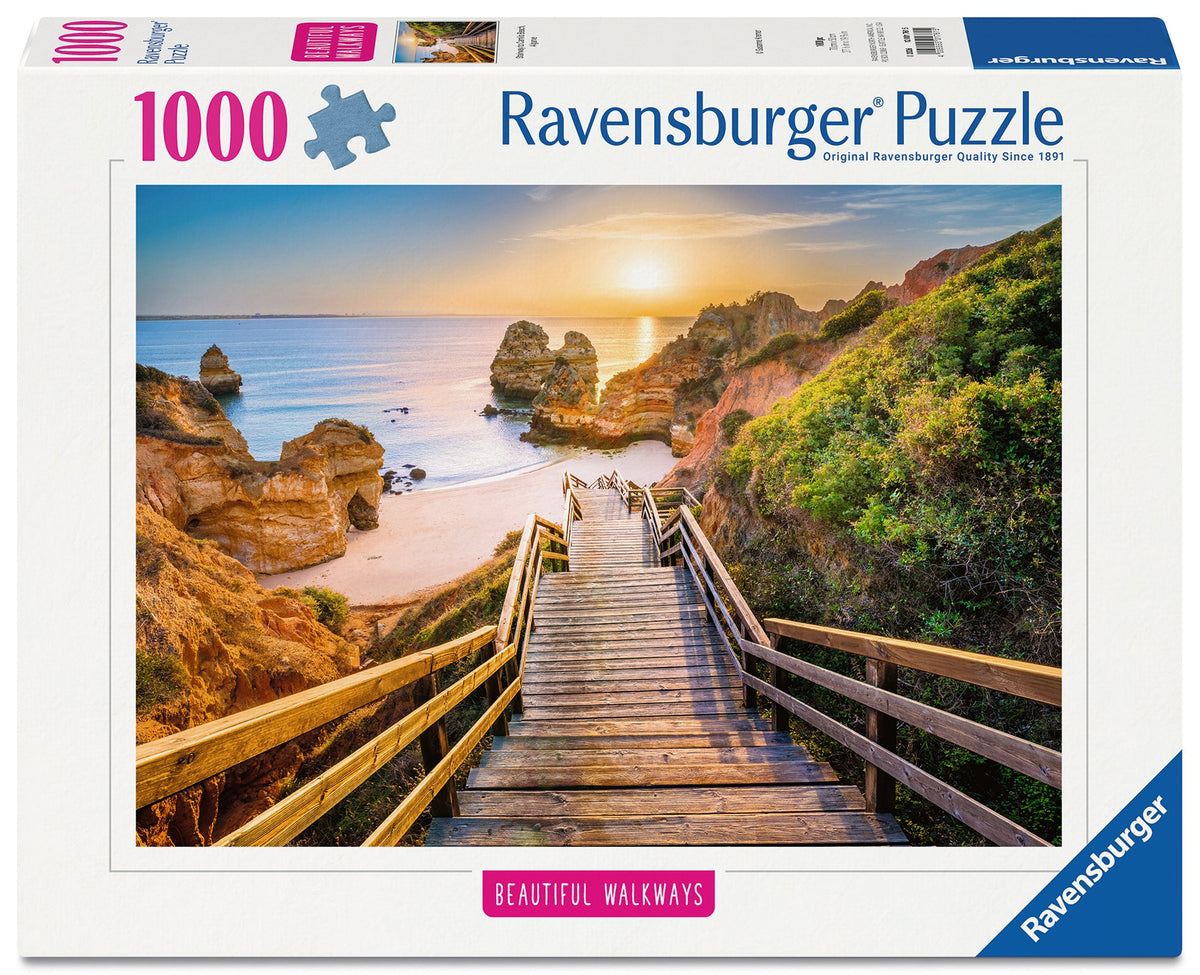 Ravensburger - Stairway to Camilo Beach, Algarve 1000 Piece Jigsaw Puzzle box
