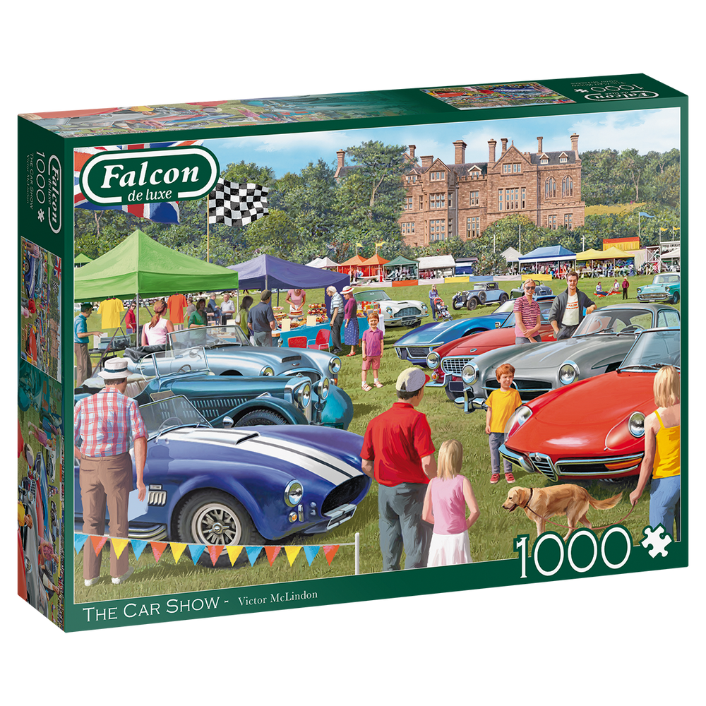 Car jigsaw puzzle top