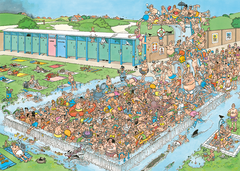 Jumbo - Jan van Haasteren: Pool Pile-Up 2000 Piece Adult's Jigsaw Puzzle