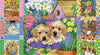 Cobble Hill - Puppies and Posies Quilt 1000 Piece Jigsaw Puzzle
