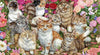 Falcon - Floral Cats 1000 Piece Jigsaw Puzzle