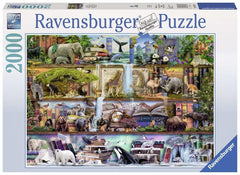 Ravensburger - Wild Kingdom Shelves 2000 Piece Puzzle