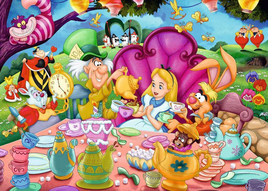 Ravensburger - Disney Moments: 1951  Alice in Wonderland 1000 Piece Puzzle