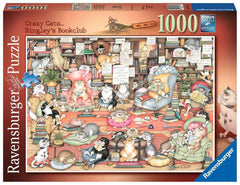 Ravensburger - Crazy Cats: Bingley's Bookclub 1000 Piece Adult's Puzzle