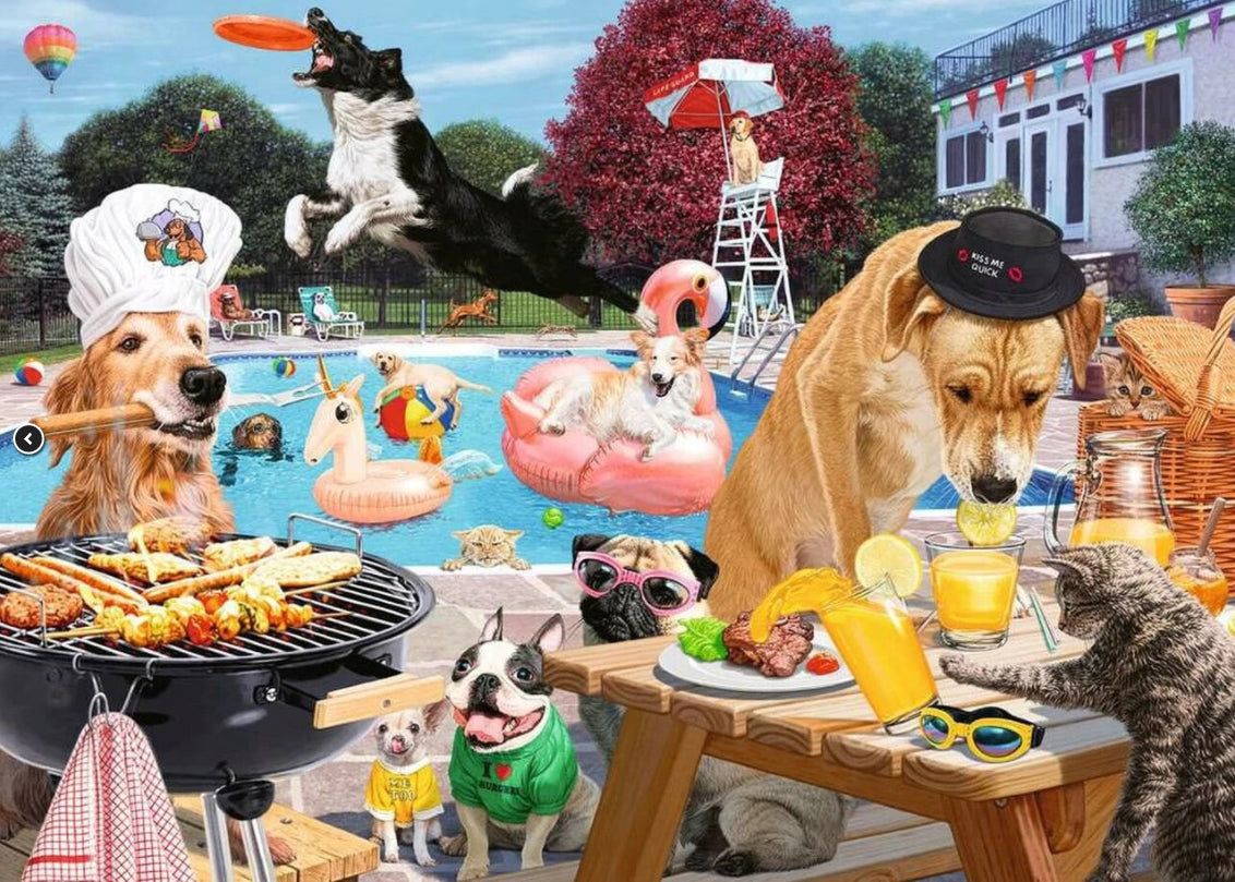 Ravensburger - Dog Days Of Summer 1000 Piece Adult's Jigsaw Puzzle