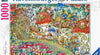 Ravensburger - Floral Mushroom Houses 1000 Piece Adult's Puzzle