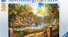 Ravensburger - Cottage by the River 500 Piece Family Jigsaw Puzzle