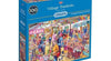 Gibsons - Village Tombola 1000 Piece Jigsaw Puzzle